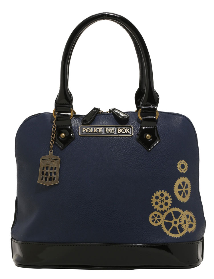 Doctor Who Navy Tardis Satchel Bag (Hot Topic) – Merchandise Guide