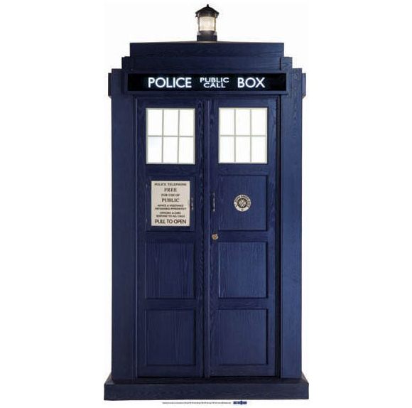 Official Tardis standee