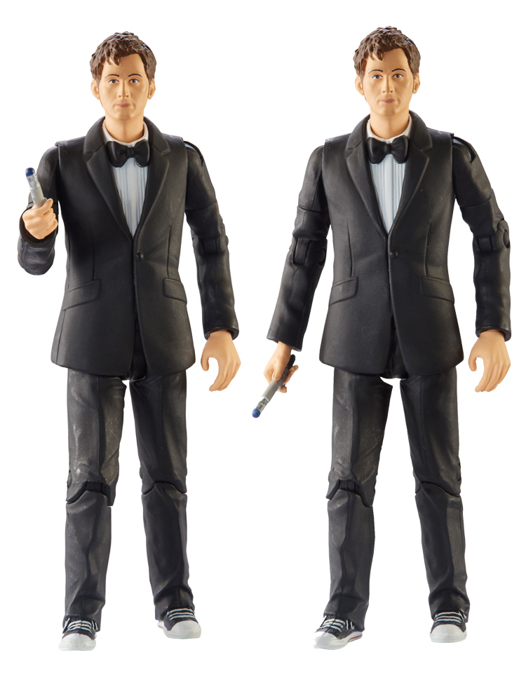 10th Doctor Navy Suit & Sonic Screwdriver 5" Action Figure Doctor Who 