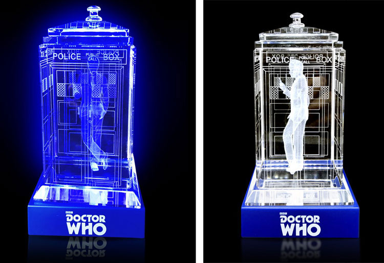 Doctor Who Tenth Doctor Crystal Tardis – Merchandise Guide - The Doctor ...