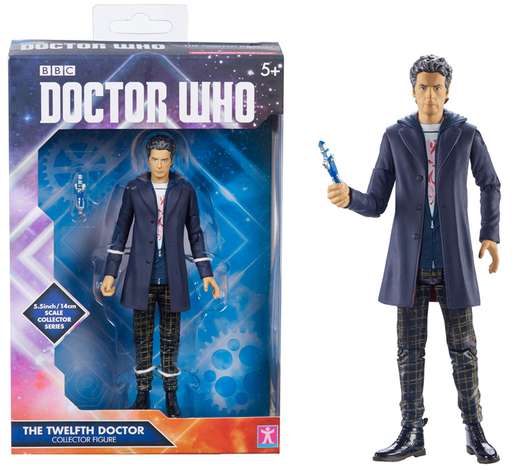 Doctor who  12th doctor peter capaldi  with black shirt 5.5 inch  figure  set