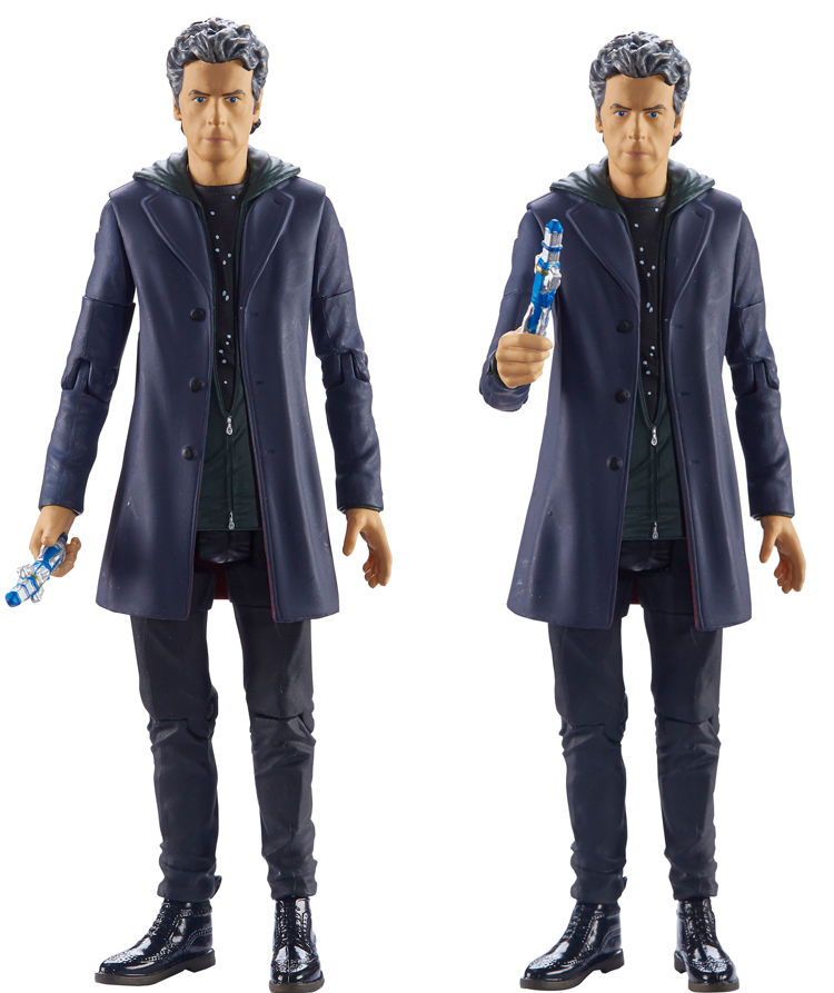 Doctor who  12th doctor peter capaldi  with black shirt 5.5 inch  figure  set