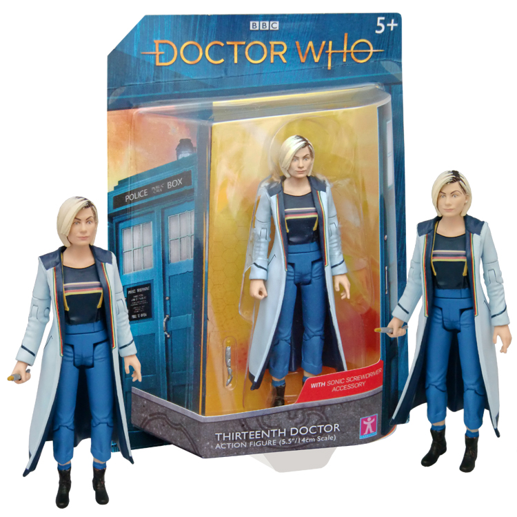 New Doctor Who 5.5" 13th Dr Action Figure Jodie Whittaker BBC Official 
