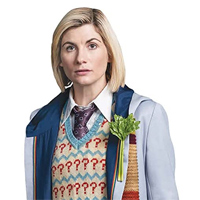 The Tardis from The 13th Doctor Who Official Cardboard Cutout