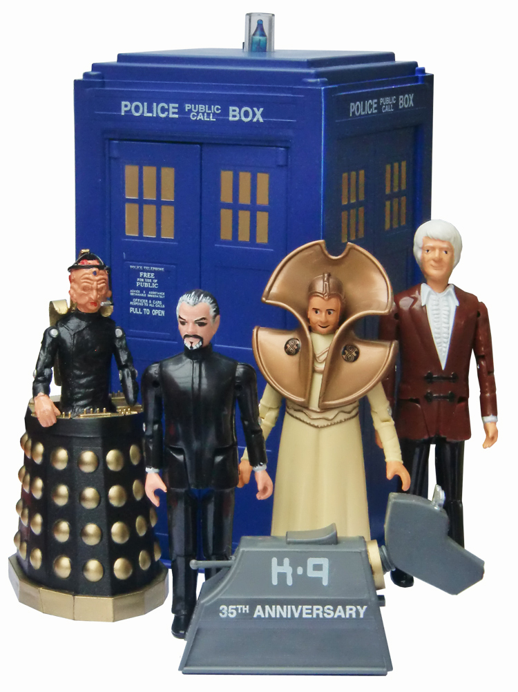 Doctor Who Anniversary Third Doctor 16 oz. Glass Set of 2-3r