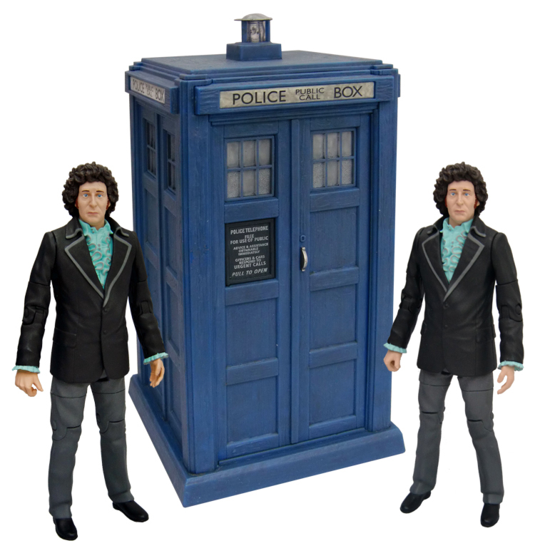 Character Option DOCTOR WHO 4th Doctor TARDIS B&M Exclusive 2019 UNIT Display x2 