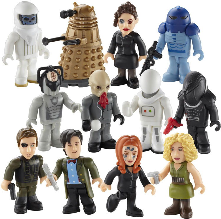 Various Characters Dr Doctor Who Mini Figures Game Piece Plastic Misc