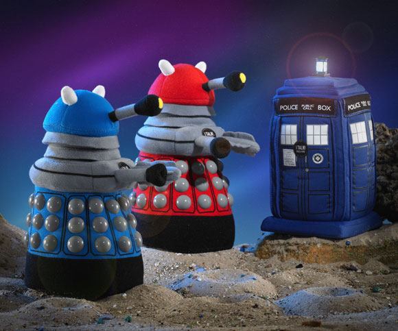 Underground Toys Doctor Who Mini Talking Plush Clip On TARDIS 