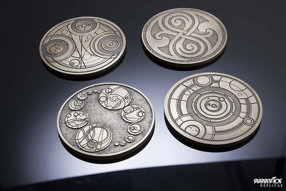 RubberToe Replicas Gallifreyan Coasters Stands Merchandise