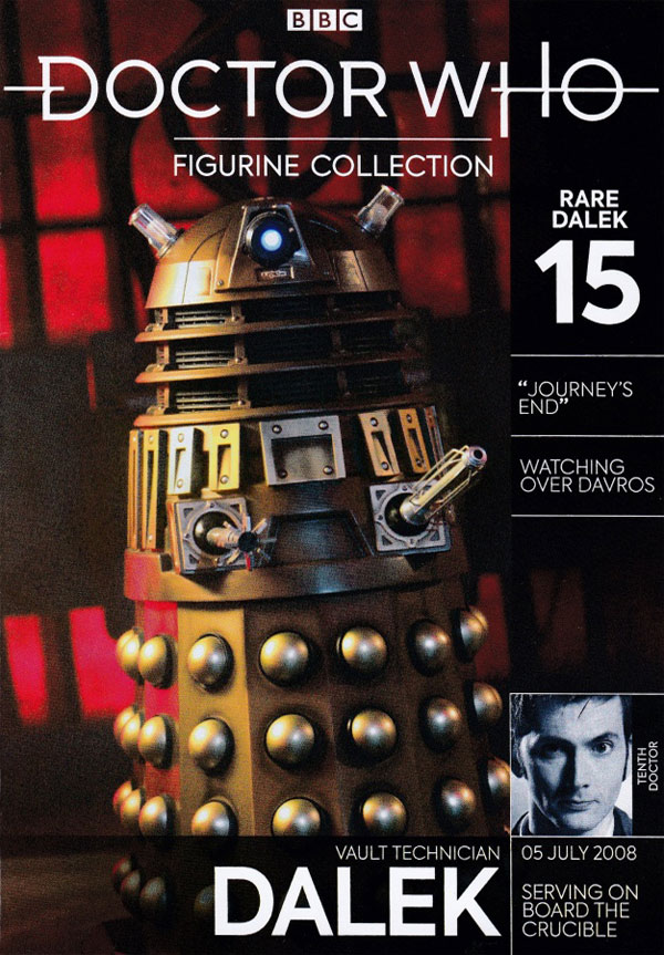 Supreme Dalek Special Edition SD1 No Mag Eaglemoss UK Figurine Doctor Who Rare 