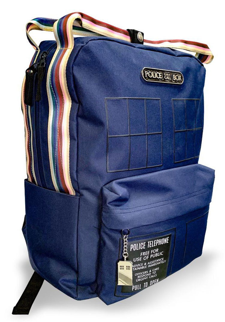BBC DW TV Show Doctor Who Retro Comic Large Backpack Back Pack Rucksack Bag 