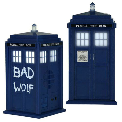 Doctor Who Bad Wolf Tardis Bluetooth Speaker – Merchandise Guide 