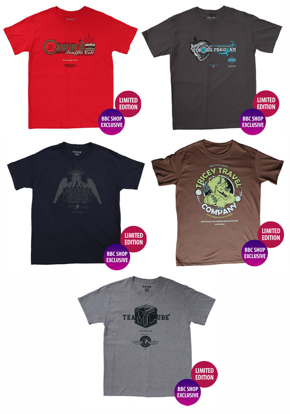 Doctor Who Series 7 T-Shirts – BBC Shop Exclusives – Merchandise Guide ...