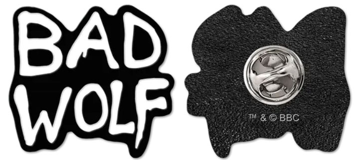 Doctor Who Bad Wolf Graffiti Enamel Pin Badge Merchandise Guide The 