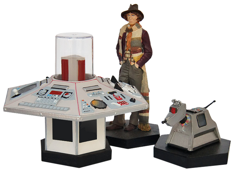 Doctor Who Eaglemoss First Doctor Tardis Console  In Hand 