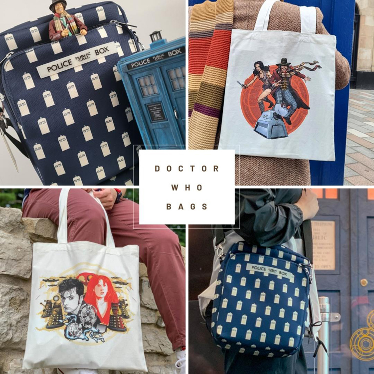 thumbnail image 2 of Doctor Who Tardis Cross Body Messenger Bag For Men And Women - Official Merchandise 2 of 14