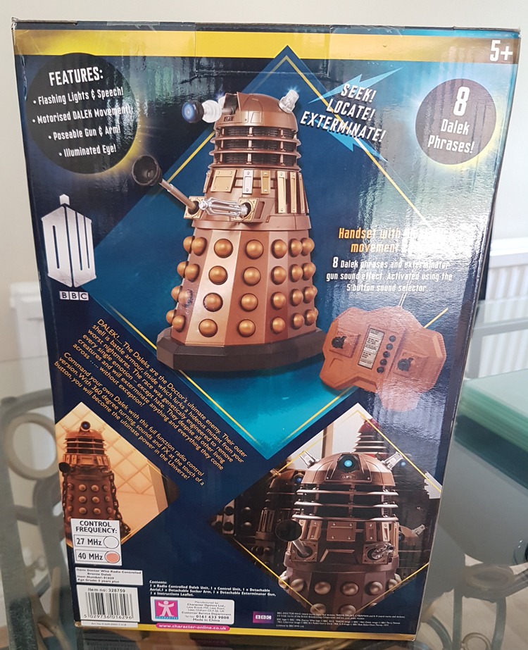 My Shiny Toy Robots: Custom Figure: Dalek Time Controller