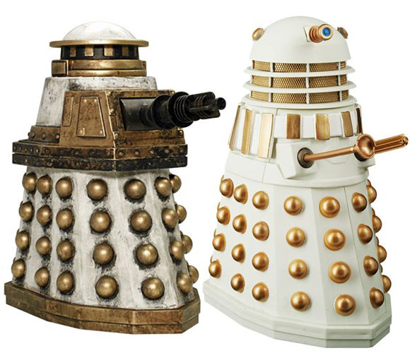 Doctor Who Imperial Dalek Remembrance of the Daleks White Gold 5/" Classic Figure