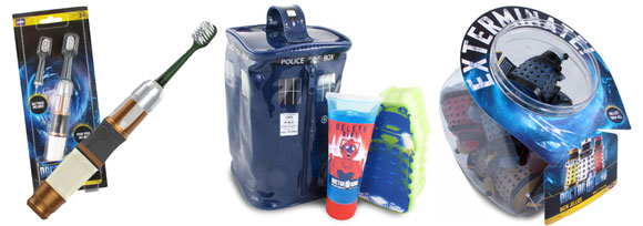 Doctor Who Tardis Bathroom Gift Set Merchandise Guide The Doctor Who Site