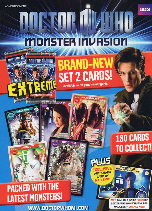 Monster Invasion Extreme Card Finders List – Merchandise Guide - The Doctor  Who Site