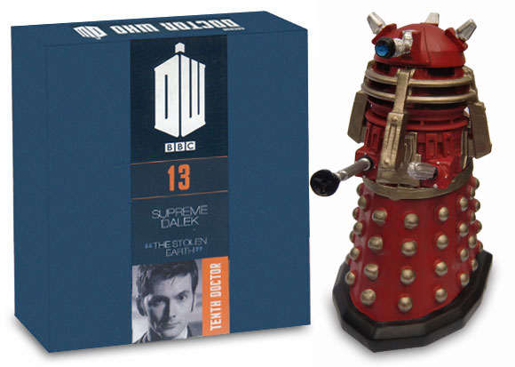 Eaglemoss UK Figurine Doctor Who Supreme Dalek Emperor Figurine #13 w/Magazine 