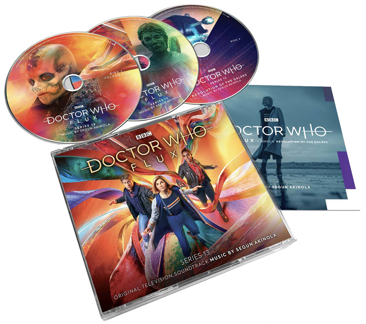 Doctor Who Series 13 Flux/Revolution Of The Daleks Soundtrack CD – Merchandise Guide - The Doctor Who Site