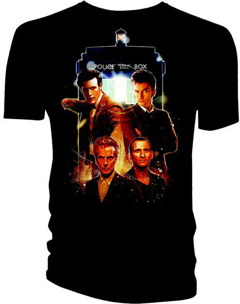Doctor Who T-Shirt Modern Doctors Group – Merchandise Guide - The ...