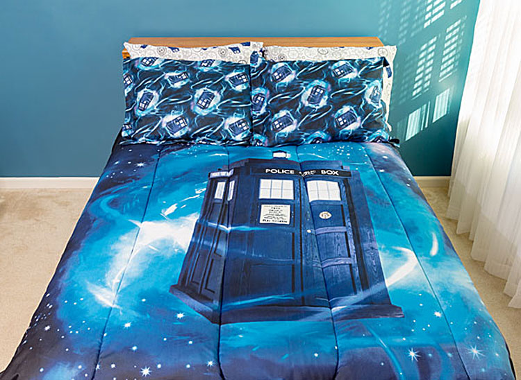 Doctor Who Gallifrey Bedding Set Think Geek Merchandise Guide