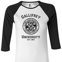 Doctor Who T-Shirts Gallifrey University Baseball – Merchandise 