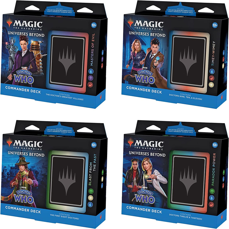 Magic The Gathering Doctor Who Commander Decks (All 4) – Merchandise ...