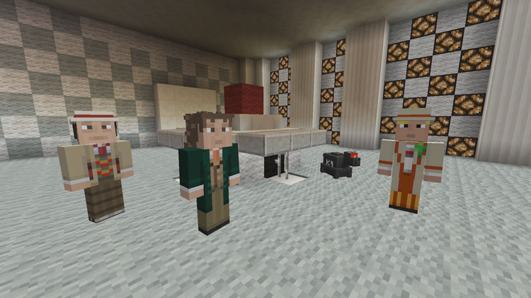 Doctor Who skin pack now available for Minecraft on Xbox