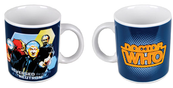 Retro Mugs – 3rd, 5th and 7th Doctors – Merchandise Guide - The Doctor ...
