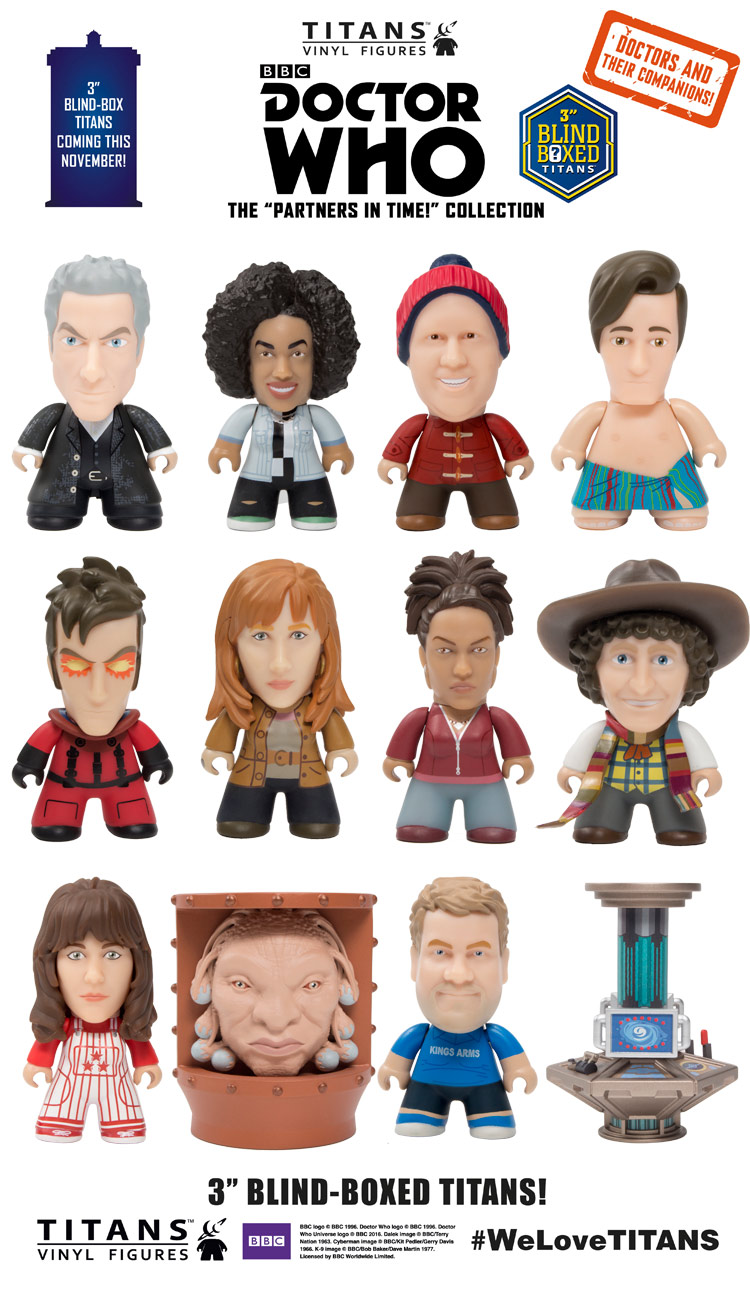 Doctor Who Titans 3 " Vinyl Partners in Time NEW 