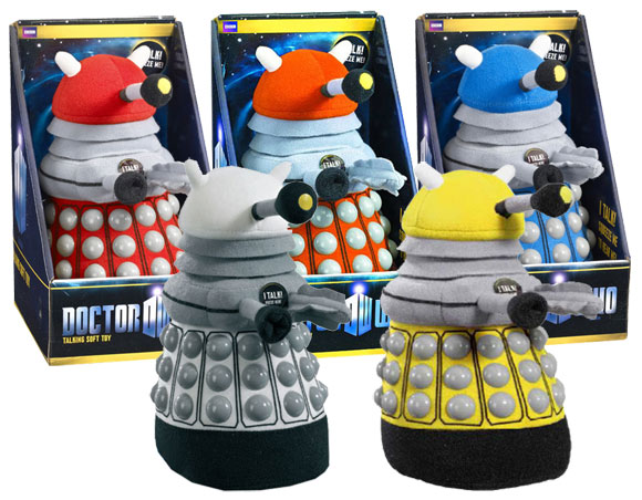 Doctor Who Talking Plush Orange Dalek – Merchandise Guide - The