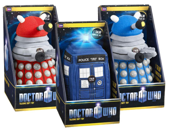 TARDIS Doctor Who Mini Talking Plush Clip On Underground Toys 