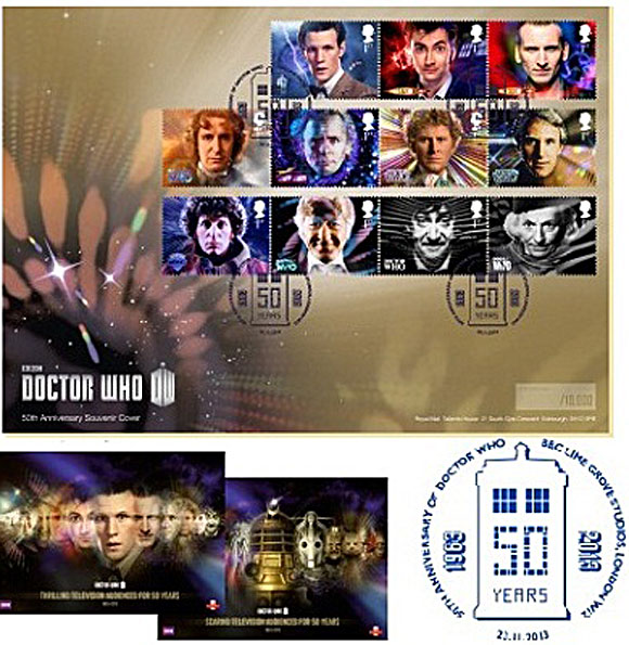 50th anniversary doctor who logo