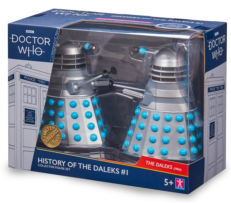 New & Sealed Doctor Who History of the Daleks #1 Collector Figure Set 
