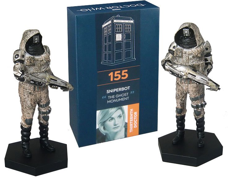 DOCTOR WHO FIGURINE COLLECTION #155 SNIPERBOT EAGLEMOSS NEW 153 154 