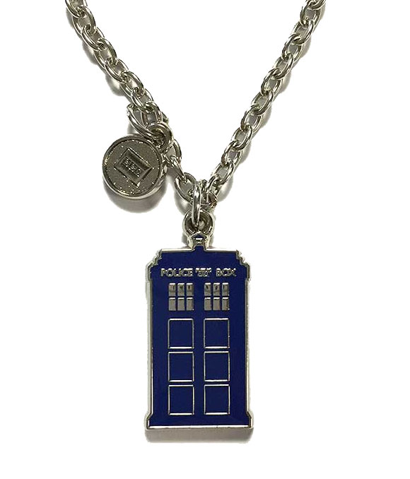 BIG DARLEK pendant NECKLACE vintage silver fashion quirky DR WHO FAN long chain 