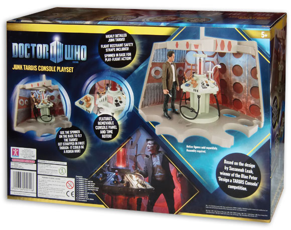 Doctor who Junk Yard Tardis Console Playset character options 2011 