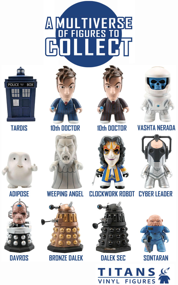 Doctor Who Titans 50th Anniversary 10th Doctor Variant 1/40 Rarity 