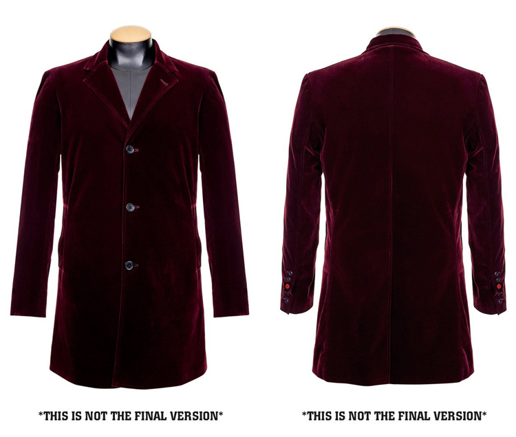 Official Abbyshot Twelfth Doctor’s Red Velvet Coat – Merchandise Guide ...