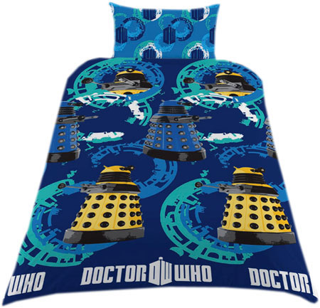 Doctor Who Dalek Fleece Towel Single Duvet Merchandise
