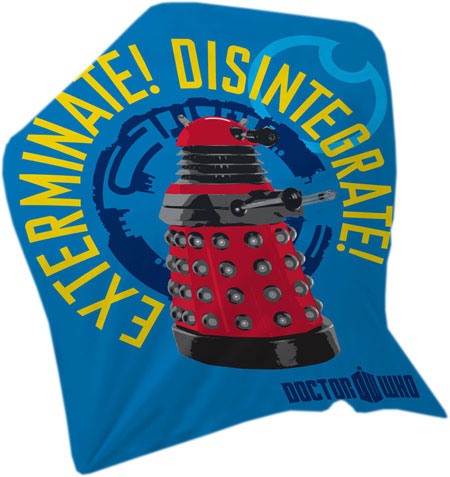Doctor Who Dalek Fleece Blanket 